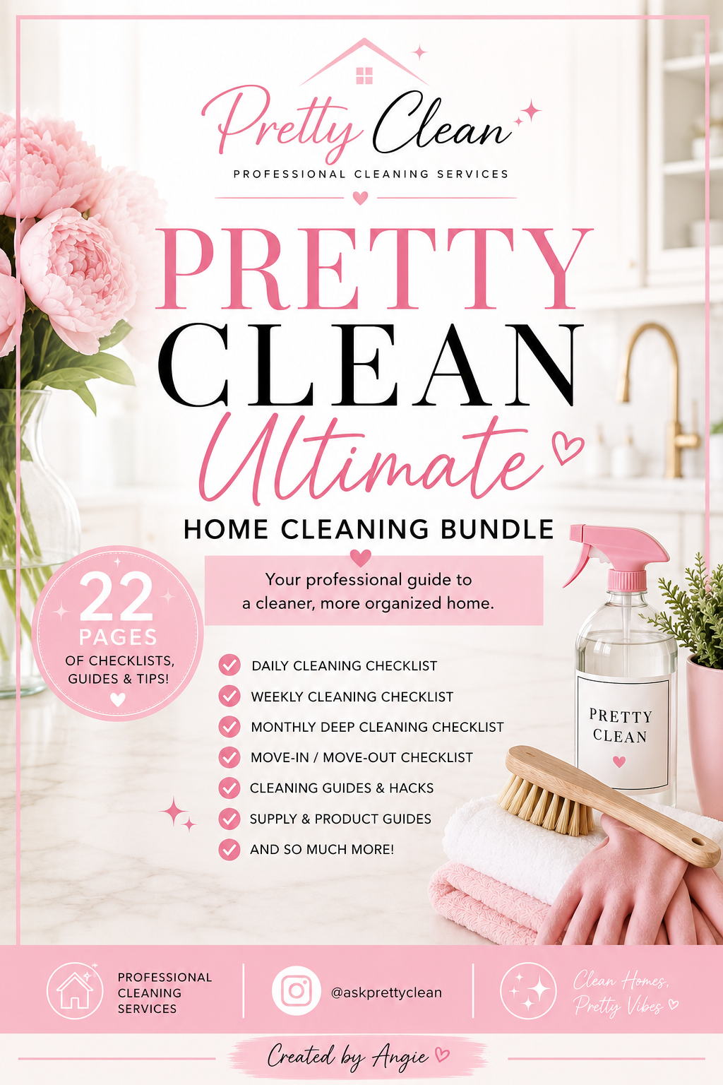 Pretty Clean Ultimate Home Cleaning Bundle